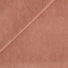 Tonic Living Florence Velvet Rosewood home decor fabric in a muted peachy pink velvet.