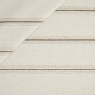 Tonic Living Gibson Stripe Fabric in Birch, a beige and brown striped high-performance upholstery fabric.