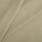 Tonic Living Hampton Flax performance fabric with a soft beige woven texture inspired by Belgian linen.