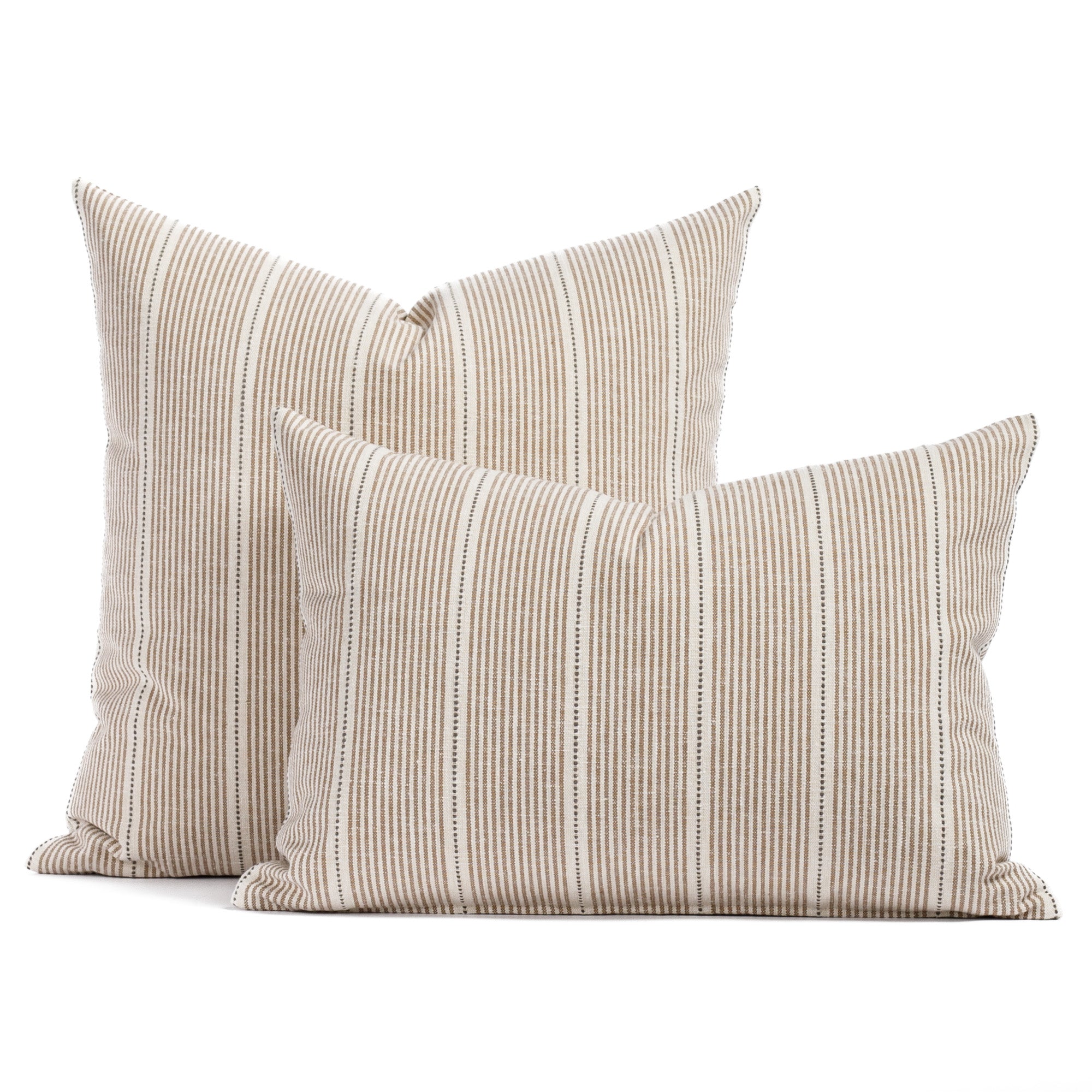 Harper Stripe 14x20 Lumbar Pillow, Coffee – Tonic Living
