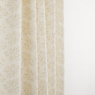 Tonic Living Juniper Parchment curtain fabric in a neutral cream and beige botanical design.