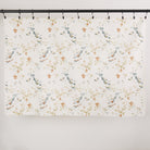 Full yard of Tonic Living Laurel Meadow drapery fabric showing scale of the botanical print.