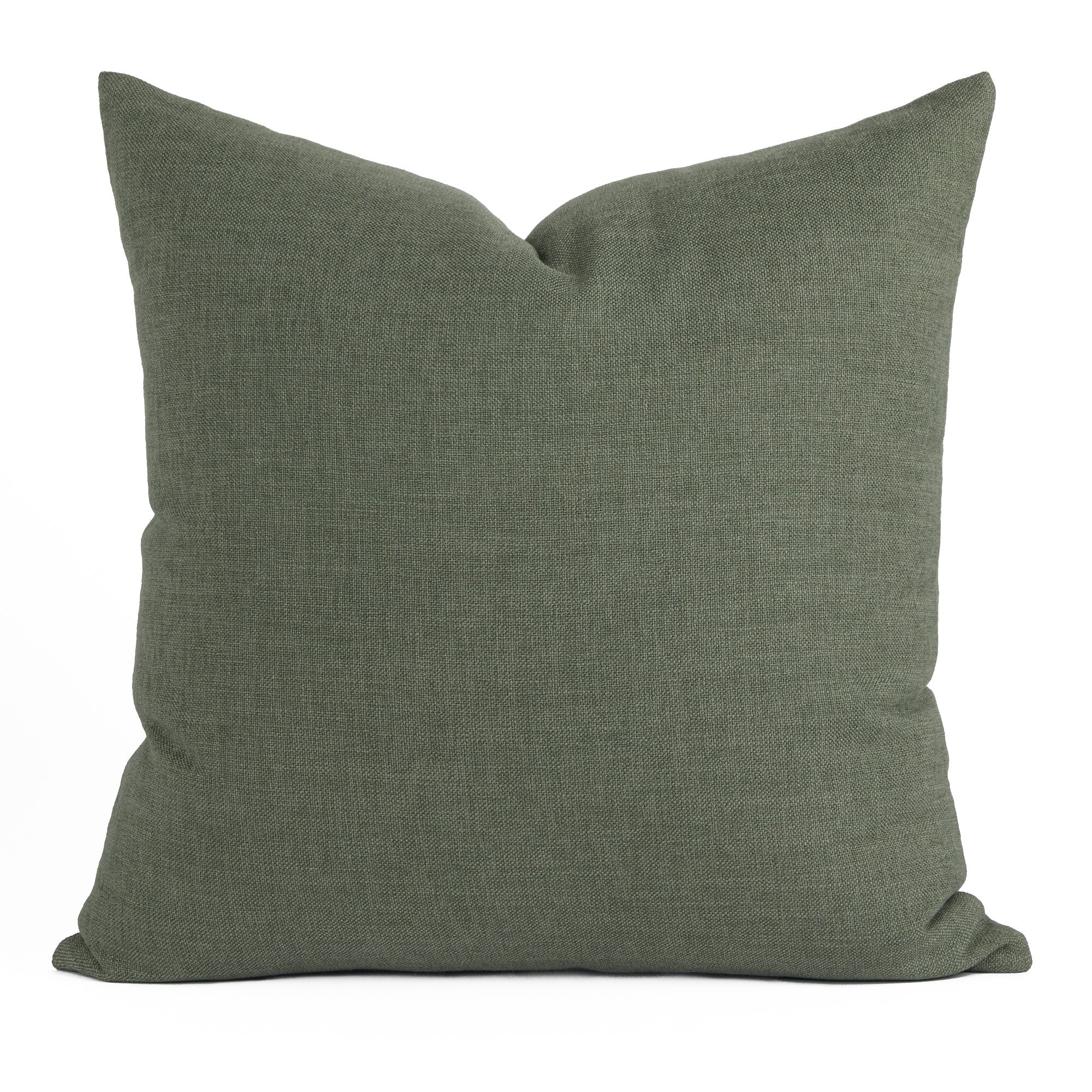 Loden 22x22 Pillow, Sage by Tonic Living — decorative throw pillow in muted sage green with a relaxed linen-inspired texture.