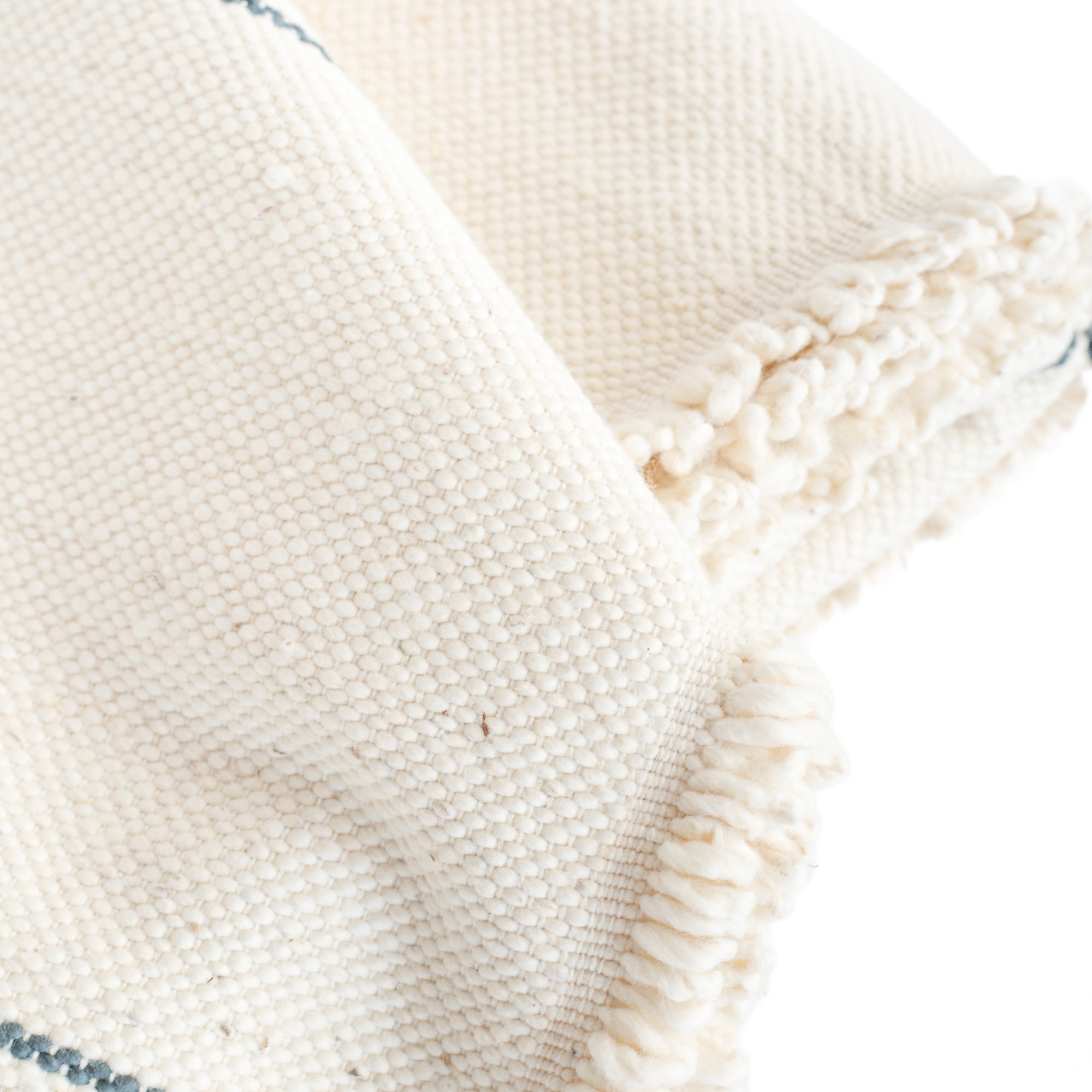 Navy and cream throw blanket outlet