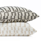 Mallia graphic geometric pillows in two colourways