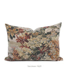 Tonic Living Studio Collection Manor Tapestry Pillow in Burgundy, a 14x20 burgundy tapestry lumbar pillow.