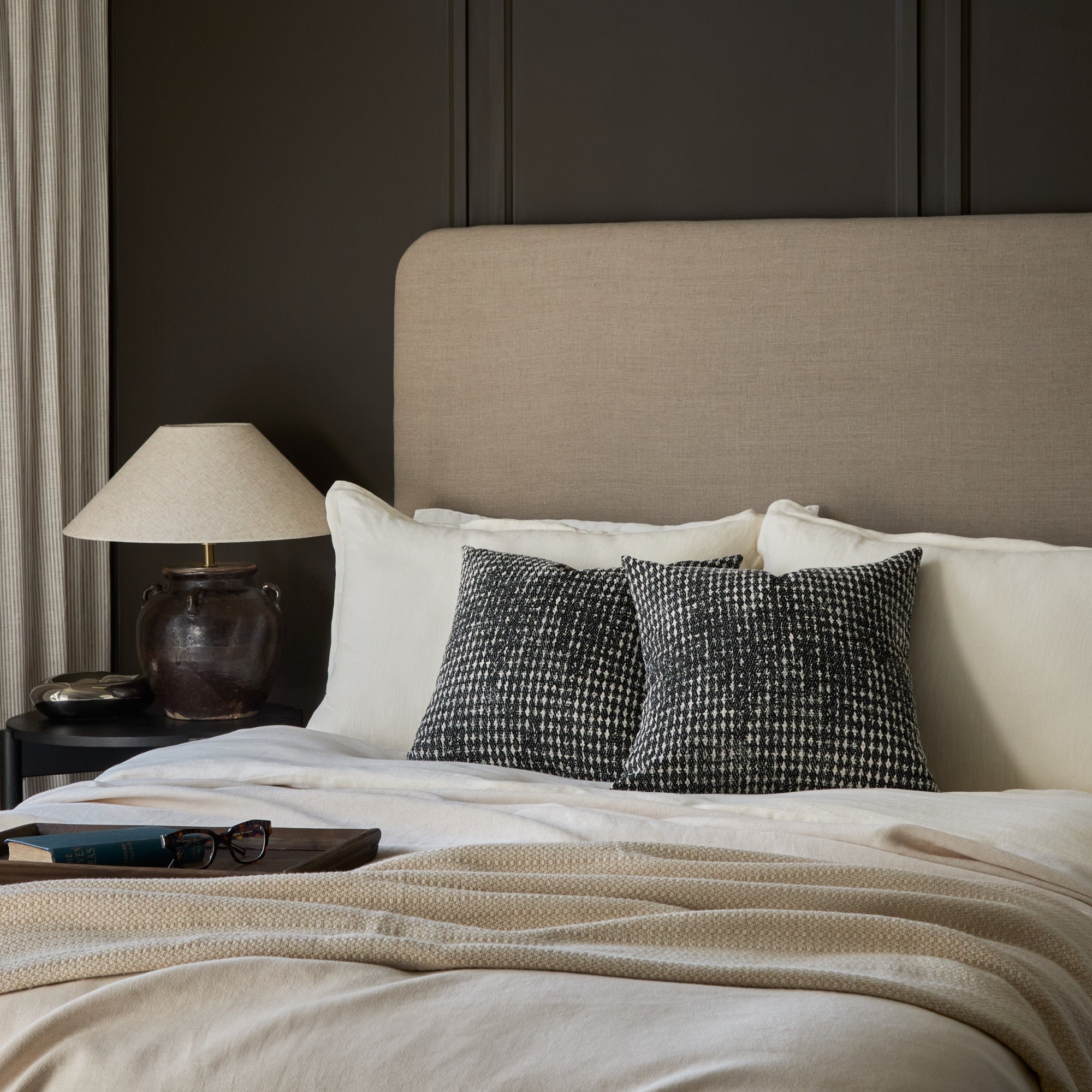 Otto 20x20 Pillow, Domino – Tonic Living