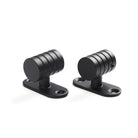 Tonic Living Black café rod outside mount brackets, pair.