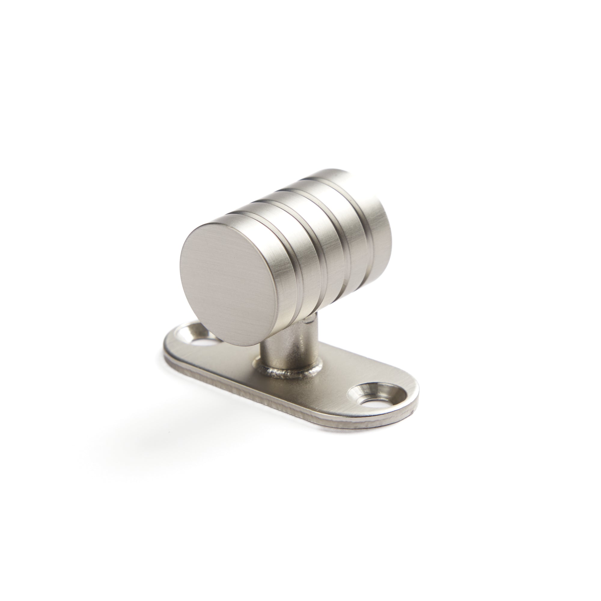 Single Pewter Tonic Living outside mount bracket for café curtain rod.