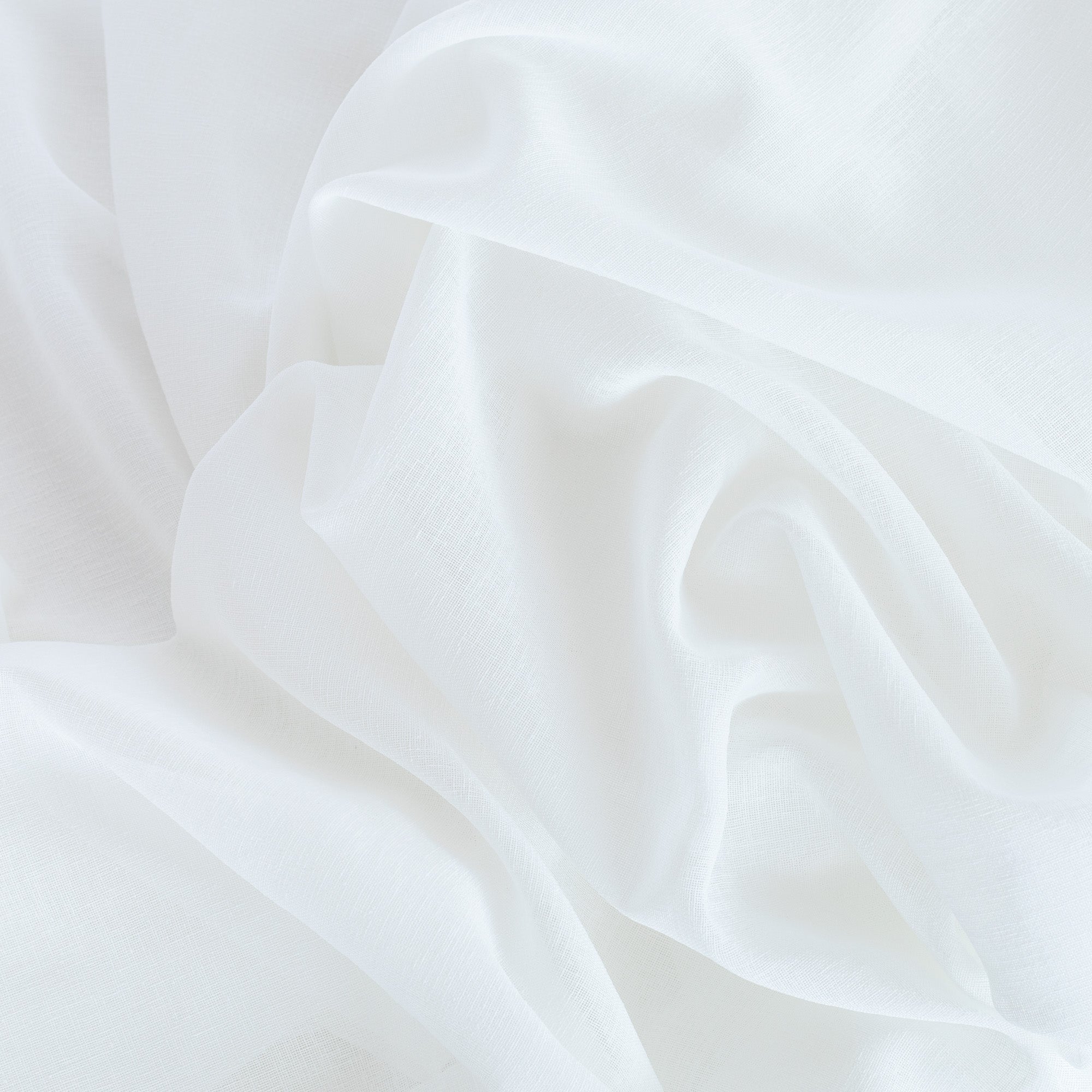 sheer soft white curtain fabric from Tonic Living