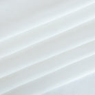 Sheer soft white curtain fabric 