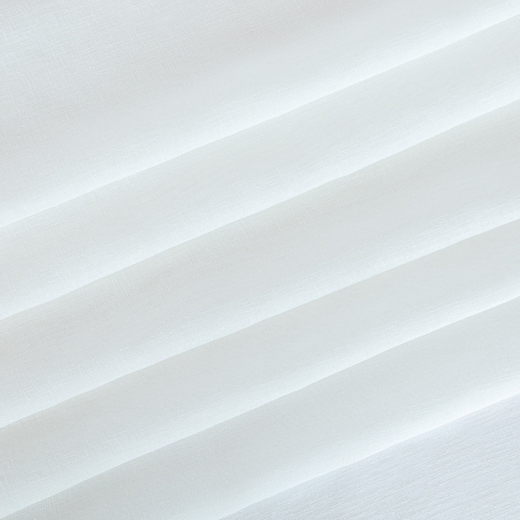 Sheer soft white curtain fabric 