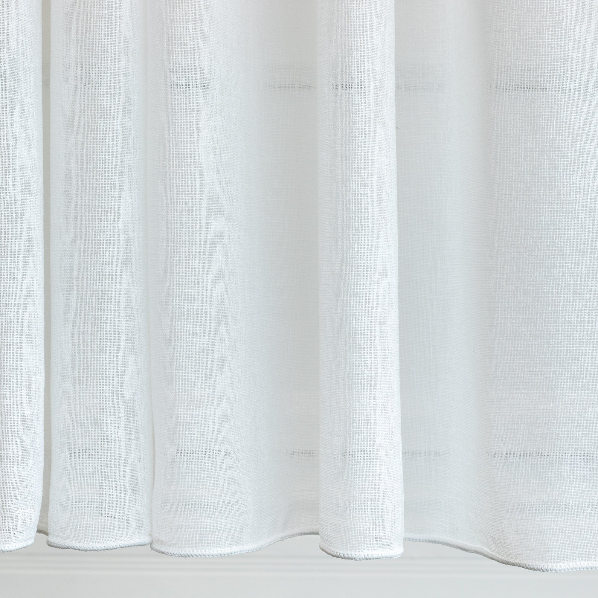 Palermo Sheer Fabric, Cloud White (Double Width) – Tonic Living