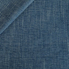 an indigo blue chenille upholstery fabric