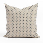 Pierce Navy 20x20, a classic navy blue and beige throw pillow with a preppy dot and dash pattern.