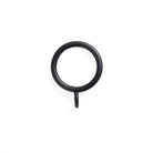 Single Black Tonic Living café rod ring without curtain clip.