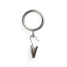Tonic Living Pewter café rod ring with curtain clip.