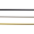 Tonic Living 6-foot café curtain rod available in Black, Gold, and Pewter finishes.