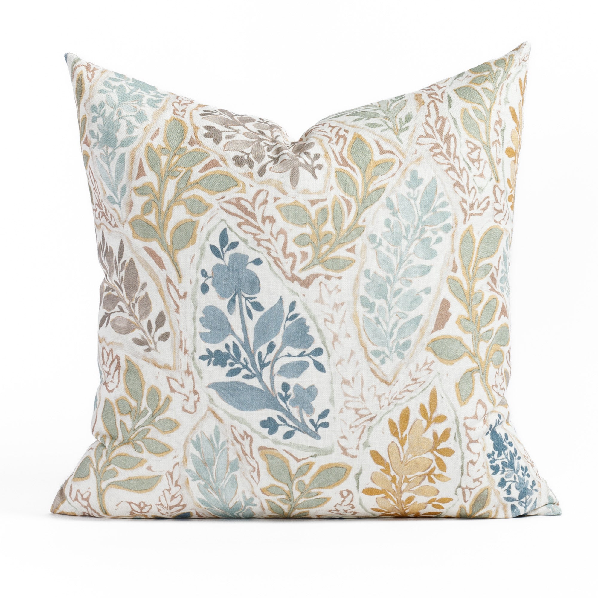 Blue print throw pillows online