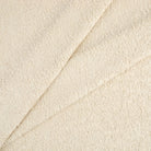 Tonic Living Rupert Fabric in Parchment, a neutral off-white textured upholstery fabric with a plush bouclé look.