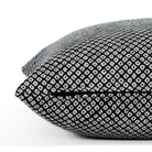 Shibori Classic, a black and white Japanese-inspired pattern featuring tightly arranged, organic dots from Tonic Living: close-up view.