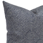 Shibora Indigo, a navy blue and white Japanese Kanoko-style design, from Tonic Living: close up view.