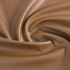 Tonic Living Smythe Saddle high-performance faux leather fabric featuring a warm brown colour and natural-looking grain.