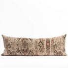 Souk 16x42 Bolster Pillow, a sand, brown and rust vintage medallion woven tapestry patterned long lumbar pillow from Tonic Living