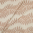 Tonic Living Swoon Sunbrella Terracotta indoor/outdoor upholstery fabric featuring a subtle botanical stripe in warm terracotta tones.