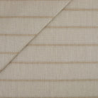 Tonic Living Talisman Sunbrella Sand indoor/outdoor upholstery fabric featuring a subtle geometric stripe in neutral tones.