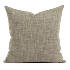 Tonic Living Troy 22x22 outdoor pillow in Sable, a neutral black, brown, and beige indoor/outdoor throw pillow.