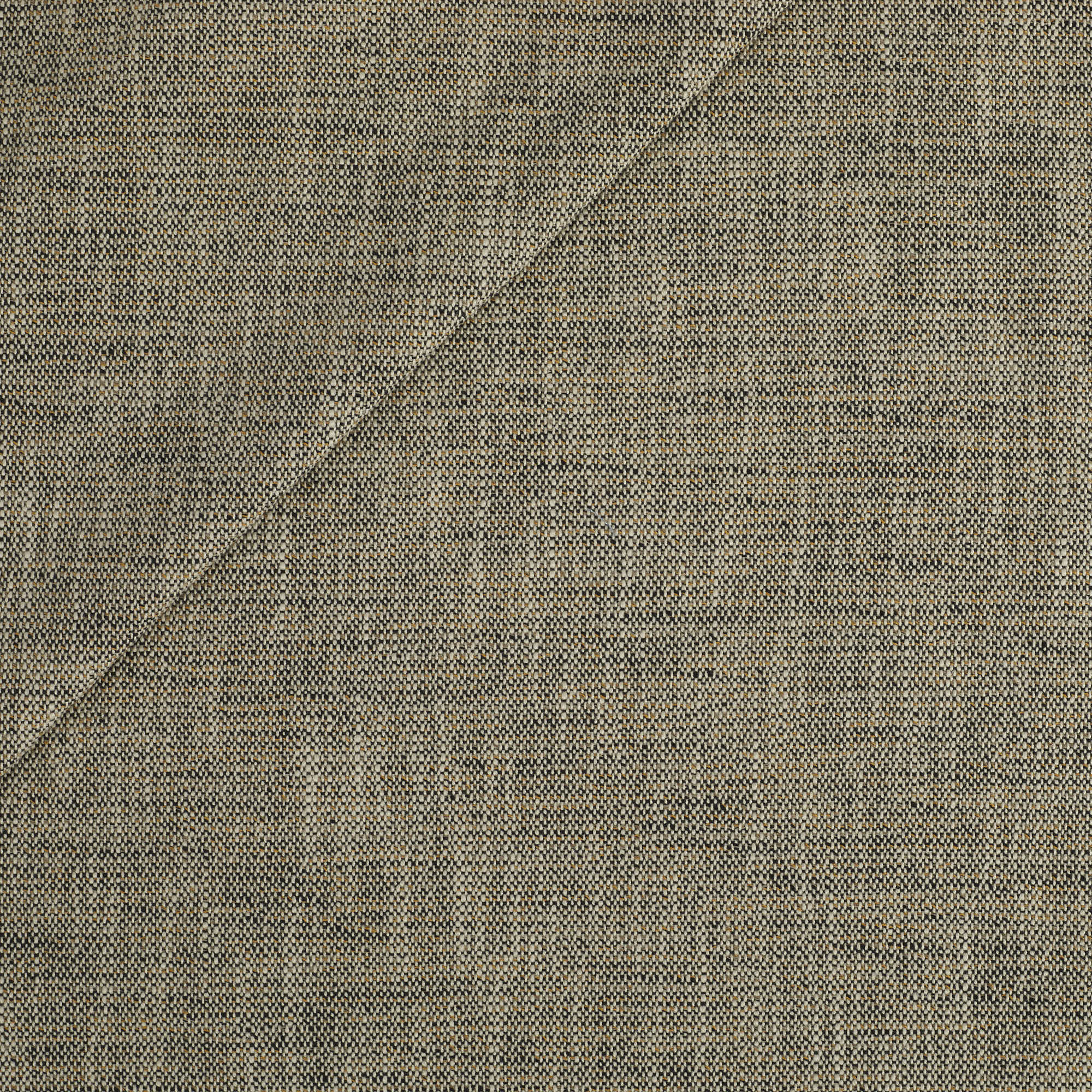 Tonic Living Troy InsideOut Fabric in Sable, a neutral indoor/outdoor upholstery fabric in black, brown, and beige.