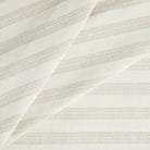 Tonic Living Vera InsideOut Pearl performance fabric featuring a clean white stripe with gentle texture.