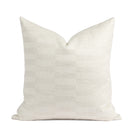 Tonic Living Webster 20x20 Pillow in Buff, a cream and beige checkerboard throw pillow.