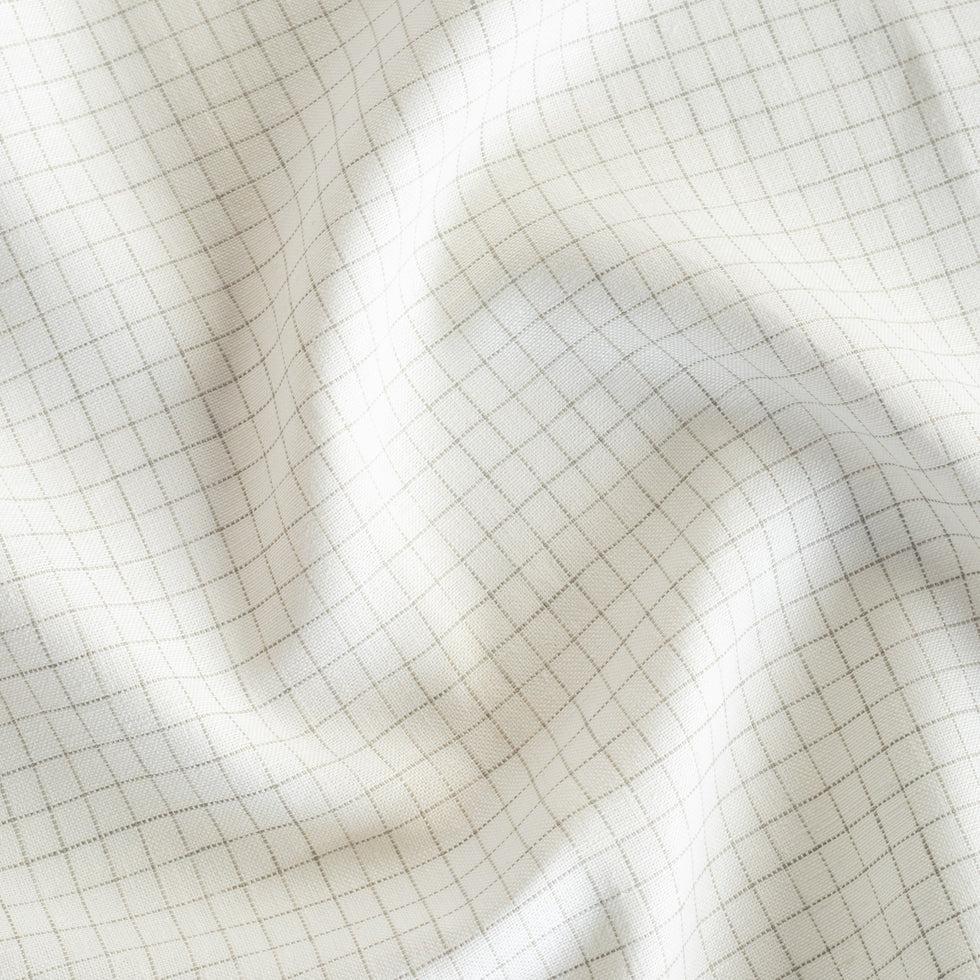 Windowpane Linen, Stone – Tonic Living