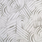 Capri Fabric, Mineral, a grey painterly, swirl pattern from Tonic Living