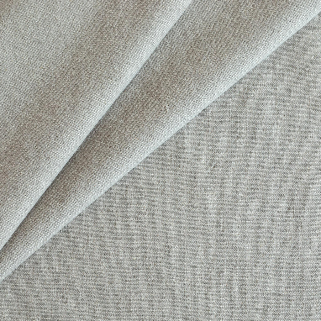 Cleary pewter grey linen cotton fabric from Tonic Living