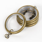 Drapery and curtain rings from Tonic Living, old gold