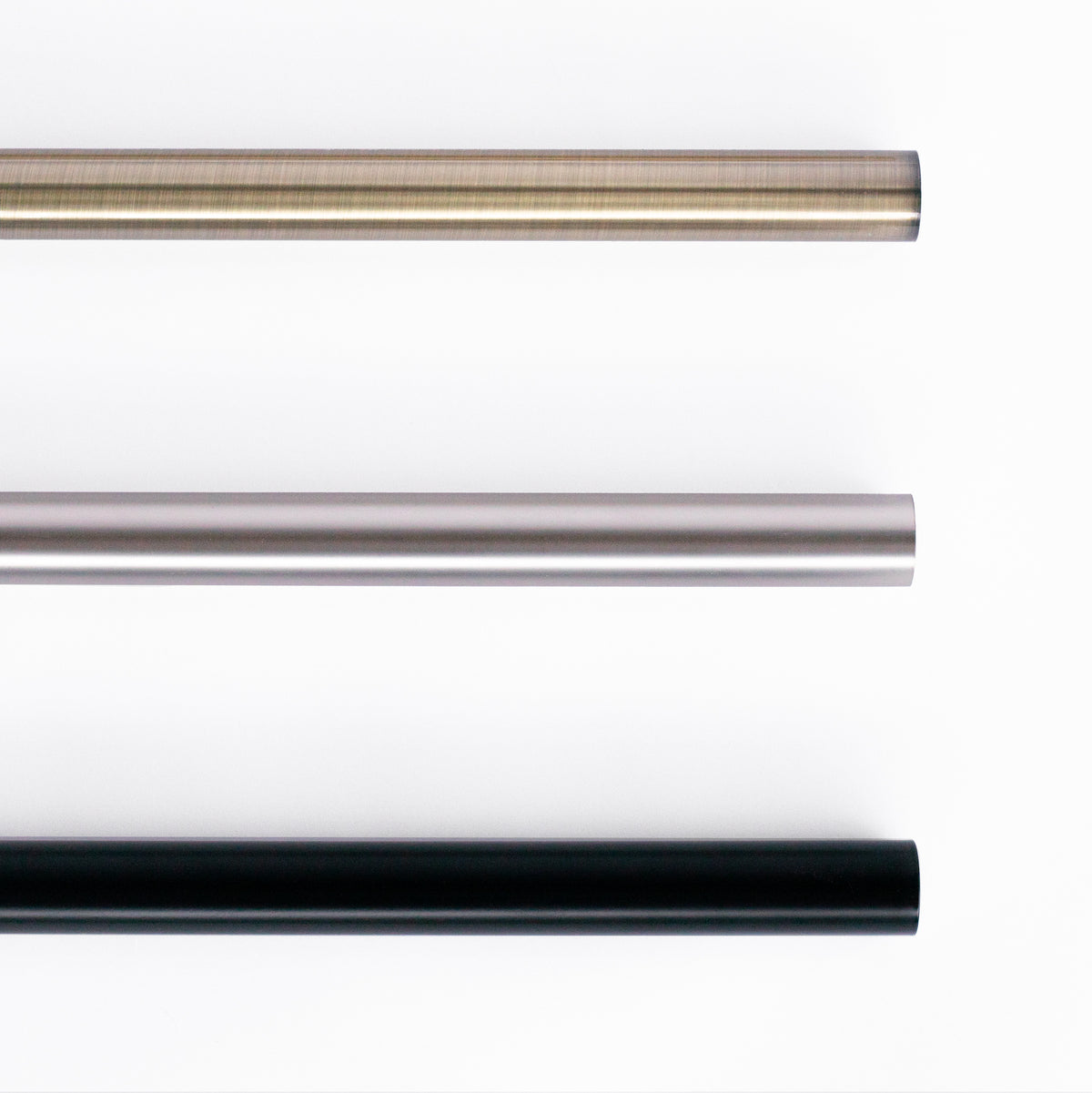 Drapery Curtain Rod - 4 Foot long comes in 4 different finishes – Tonic ...