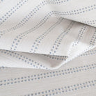 Elodie Stripe, Sky cream and blue gray stripe high performance fabric from Tonic Living