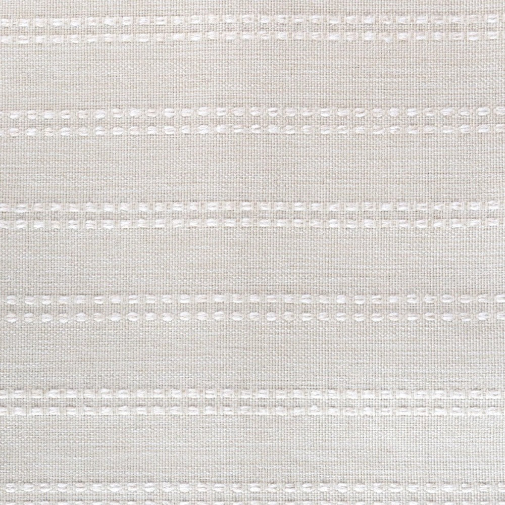 Elodie, Salt, a cream with ivory stripe high performance fabric from Tonic Living