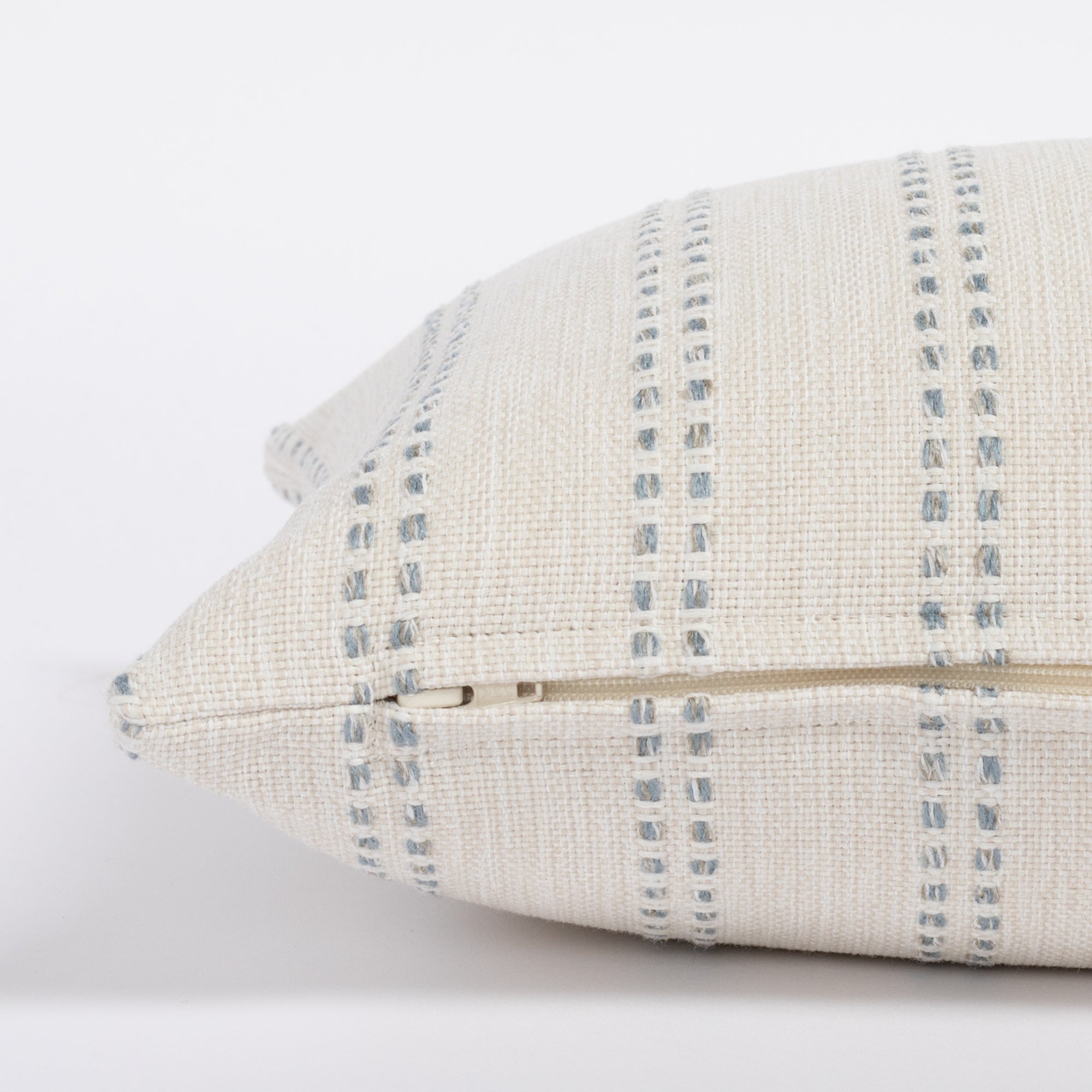 Blue and cream lumbar pillow shop