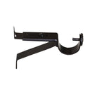 Black wall bracket drapery hardware from Tonic Living