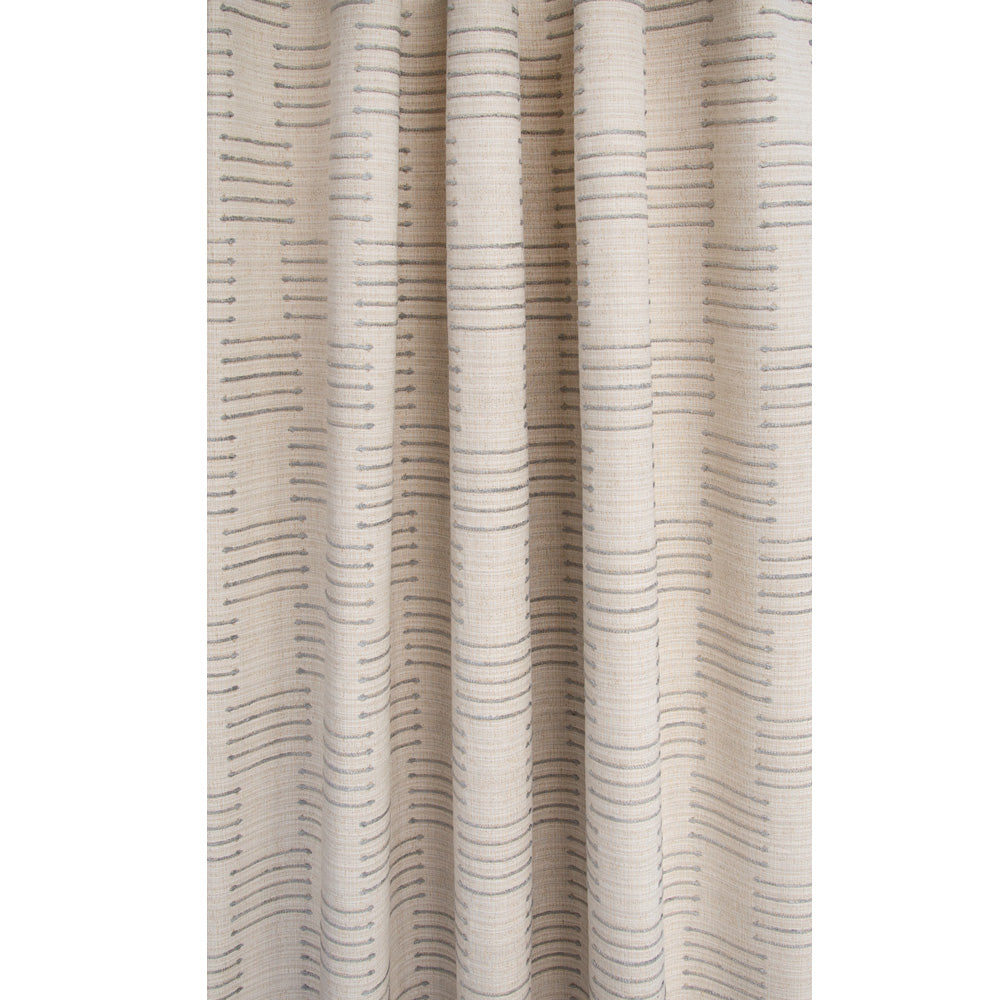 Harlow Desert Sand, a beige and grey graphic upholstery fabric from Tonic Living