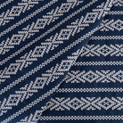 Kira, Indigo, a blue and white cross stitch fabric from Tonic Living