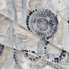 Majorca Fabric in Smoke by Ellen Degenres, a watery grey and blue floral from Tonic Living