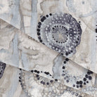 Majorca Fabric in Smoke by Ellen Degenres, a watery grey and blue floral from Tonic Living