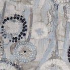 Majorca Fabric in Smoke by Ellen Degenres, a watery grey and blue floral from Tonic Living