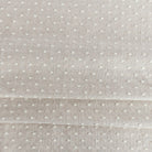 Mila Dot, Flax white and beige linen blend polka dot fabric from Tonic Living