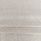 Mila Dot, Flax white and beige linen blend polka dot fabric from Tonic Living